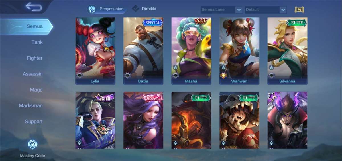 Akun Mobile Legend